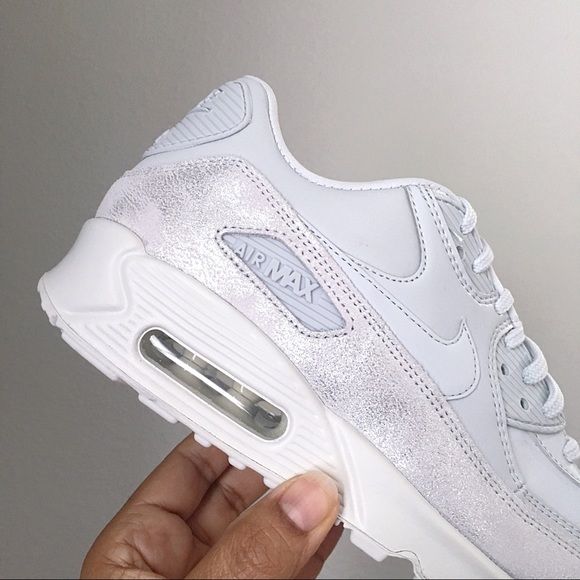 Nike Air Max 90 PRM Platinum White - Picture 6 of 7